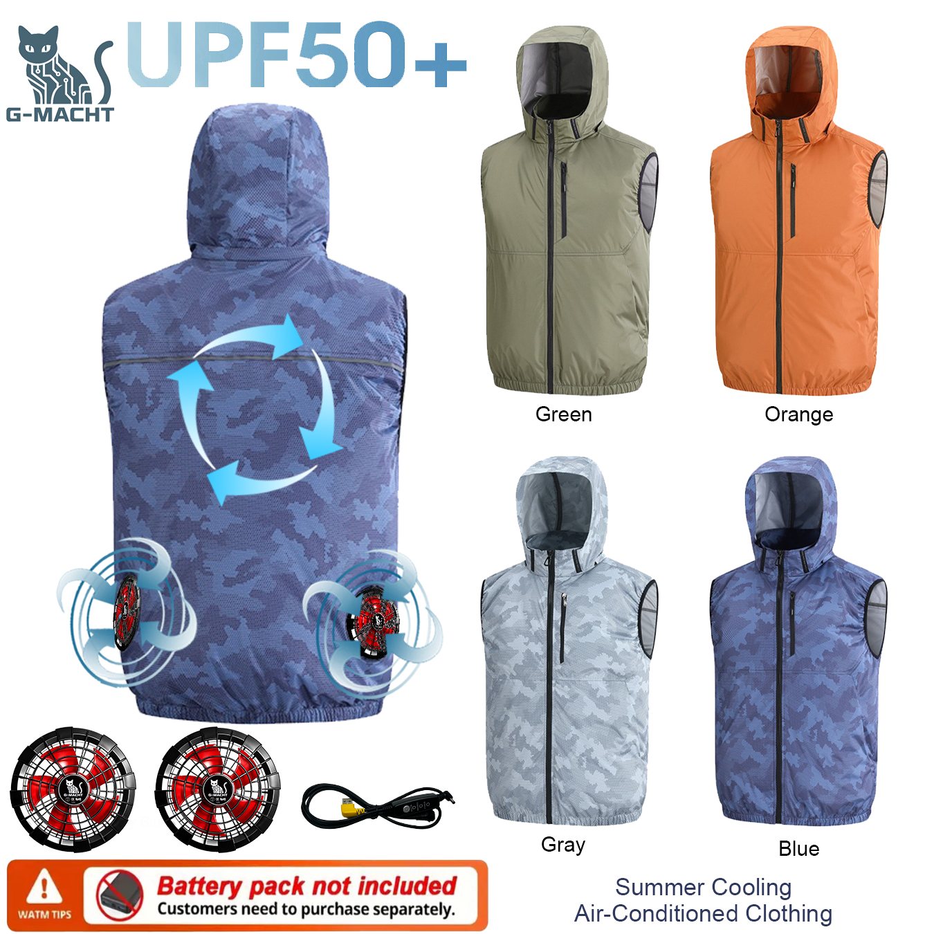 Outdoor Sport Brand Jacket - Colete/Jaqueta Corta-Vento Ultraleve Esportivo de Verão
