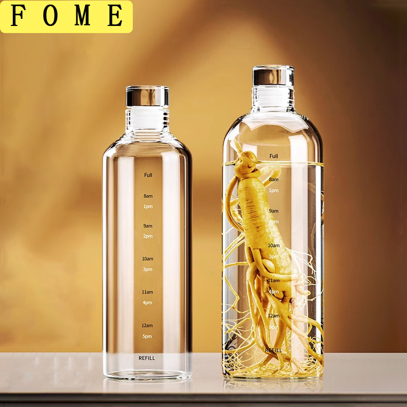 Outdoor Sport Glass Water Bottle - Fome garrafa de água esportiva de