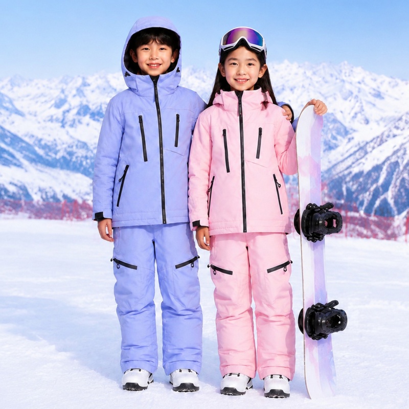 Outdoor Sport Waterproof Pants - Conjunto de Inverno Quente com Capuz
