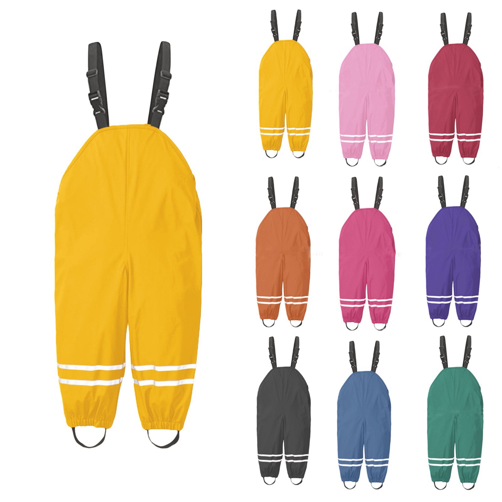 Outdoor Sport Waterproof Pants - 1-8y calças de chuva da criança