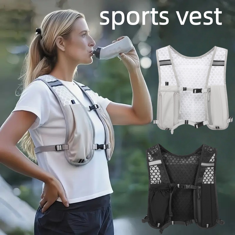 Trail Running Vest - Colete de Corrida Unissex Resistente à