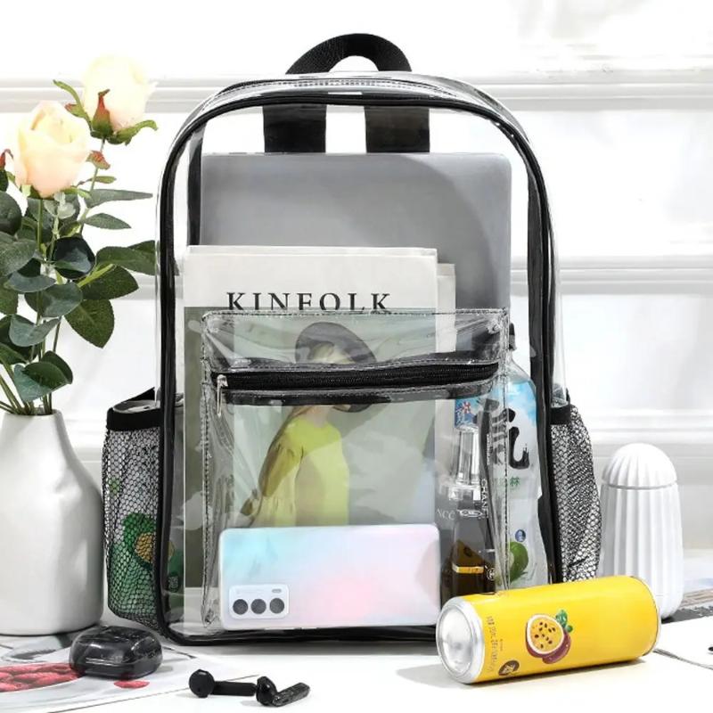 Outdoor Sport Bag - Mochila Transparente de PVC para Esportes