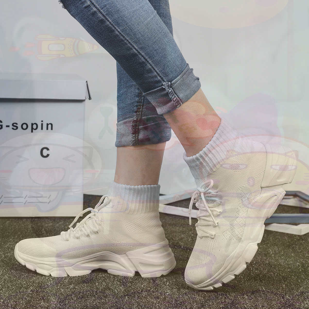 Outdoor Sport Use Class - Aumenta a altura sumer basquete sapatos