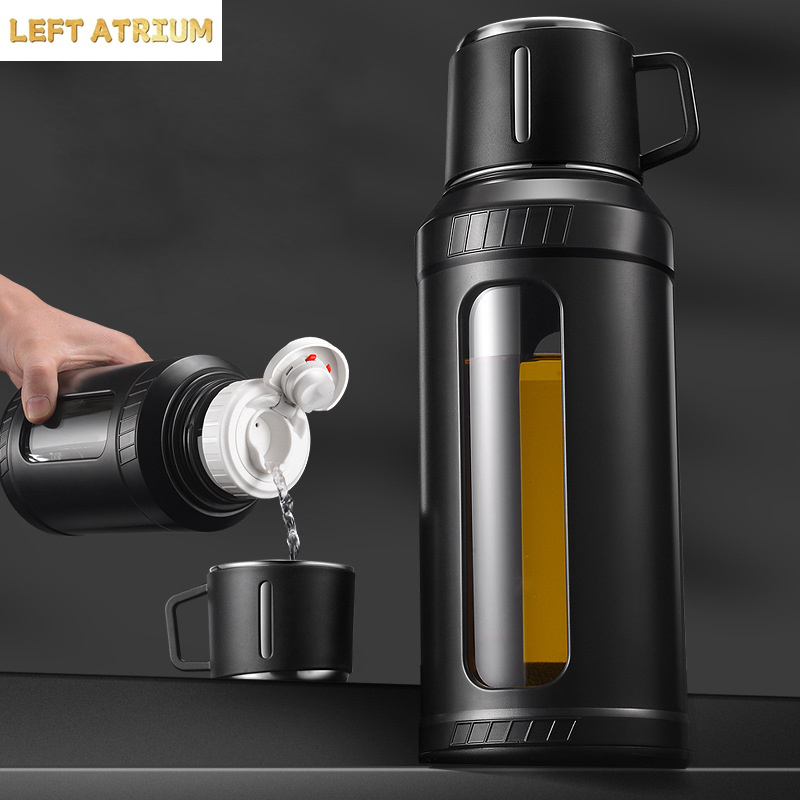 Outdoor Sport Glass Water Bottle - Garrafa de Água de Vidro de