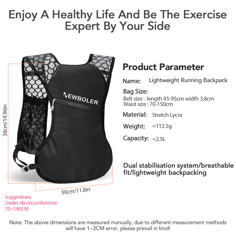 Newboler mochila de corrida de - Trail Running Vest avaliação e preço