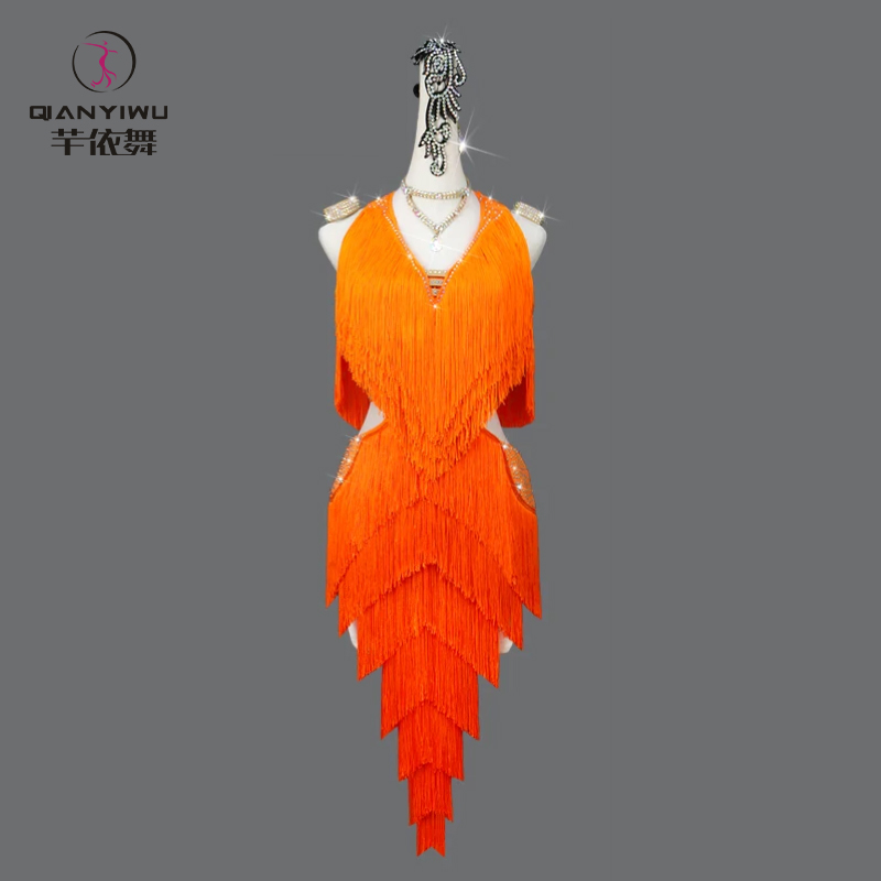 Novo Vestido de Dança Latina c - Outdoor Sport Dress avaliação e preço