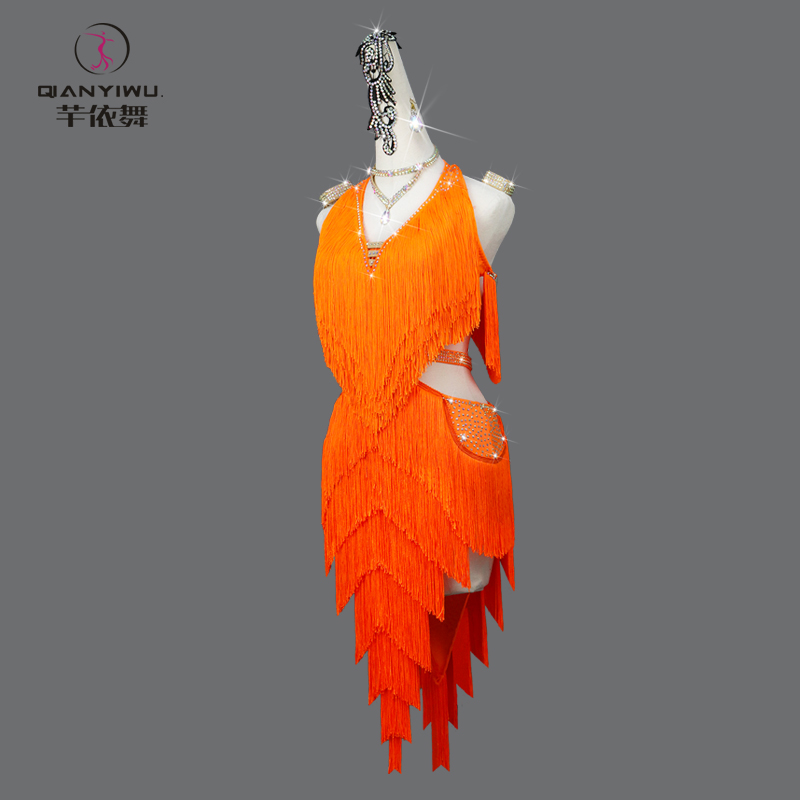 Novo Vestido de Dança Latina c - Outdoor Sport Dress avaliação e preço