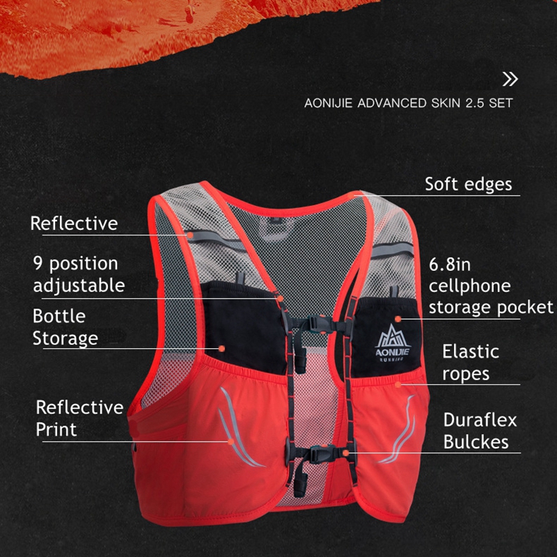 Aonijie c932 leve mochila de c - Trail Running Vest avaliação e preço