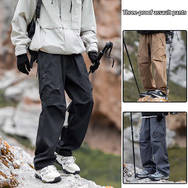 Calças de Escalada Masculinas  - Outdoor Sport Waterproof Pants avaliação e preço