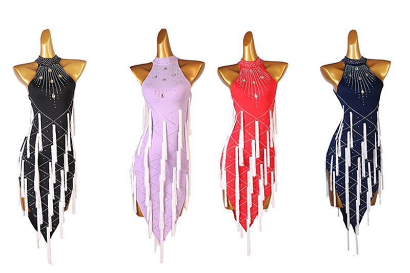Novo desempenho latino vestido - Outdoor Sport Dress avaliação e preço