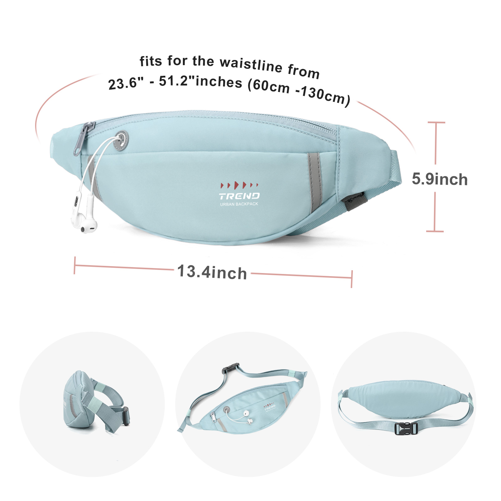 Bolsa de Cintura Resistente à  - Outdoor Sport Bag avaliação e preço
