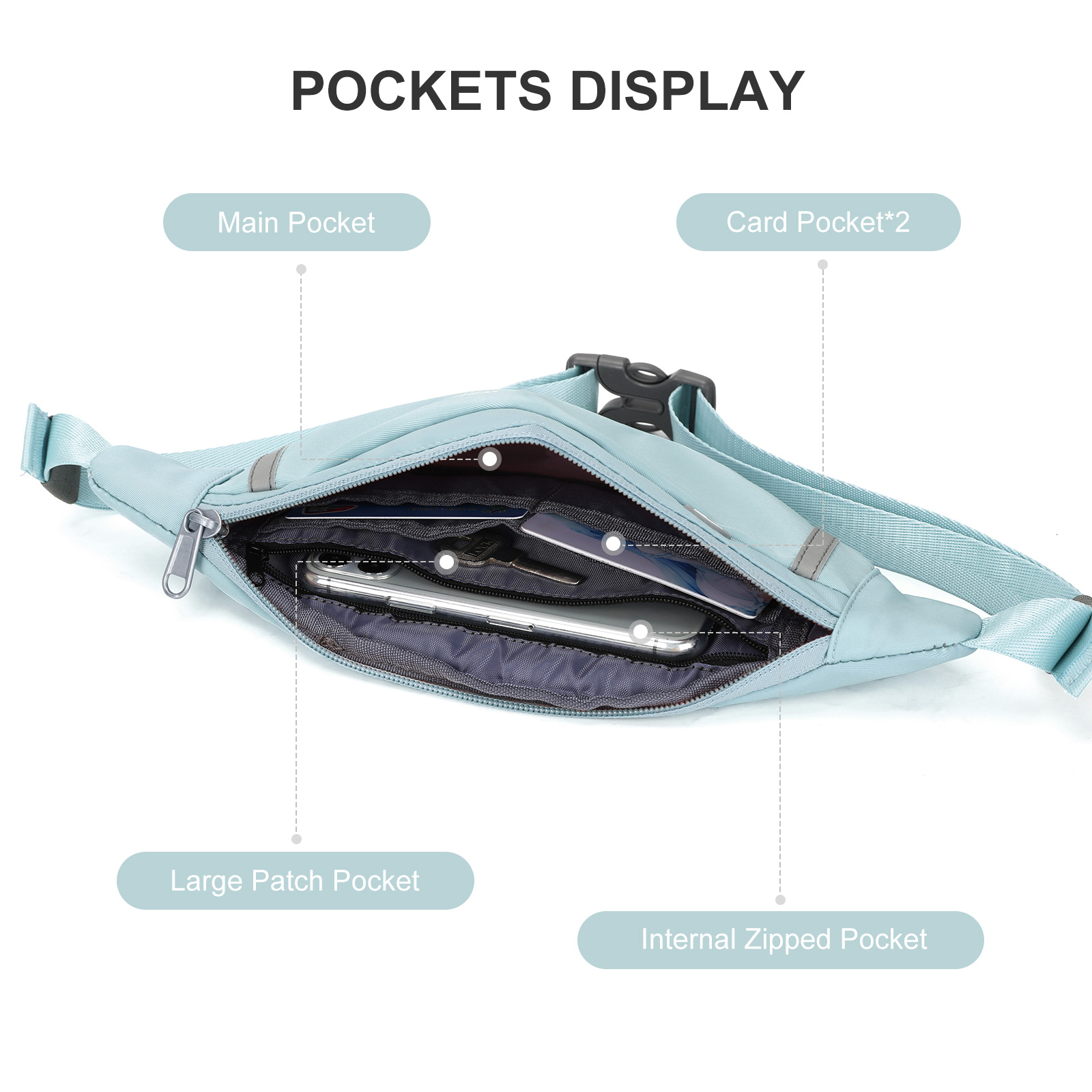 Bolsa de Cintura Resistente à  - Outdoor Sport Bag avaliação e preço