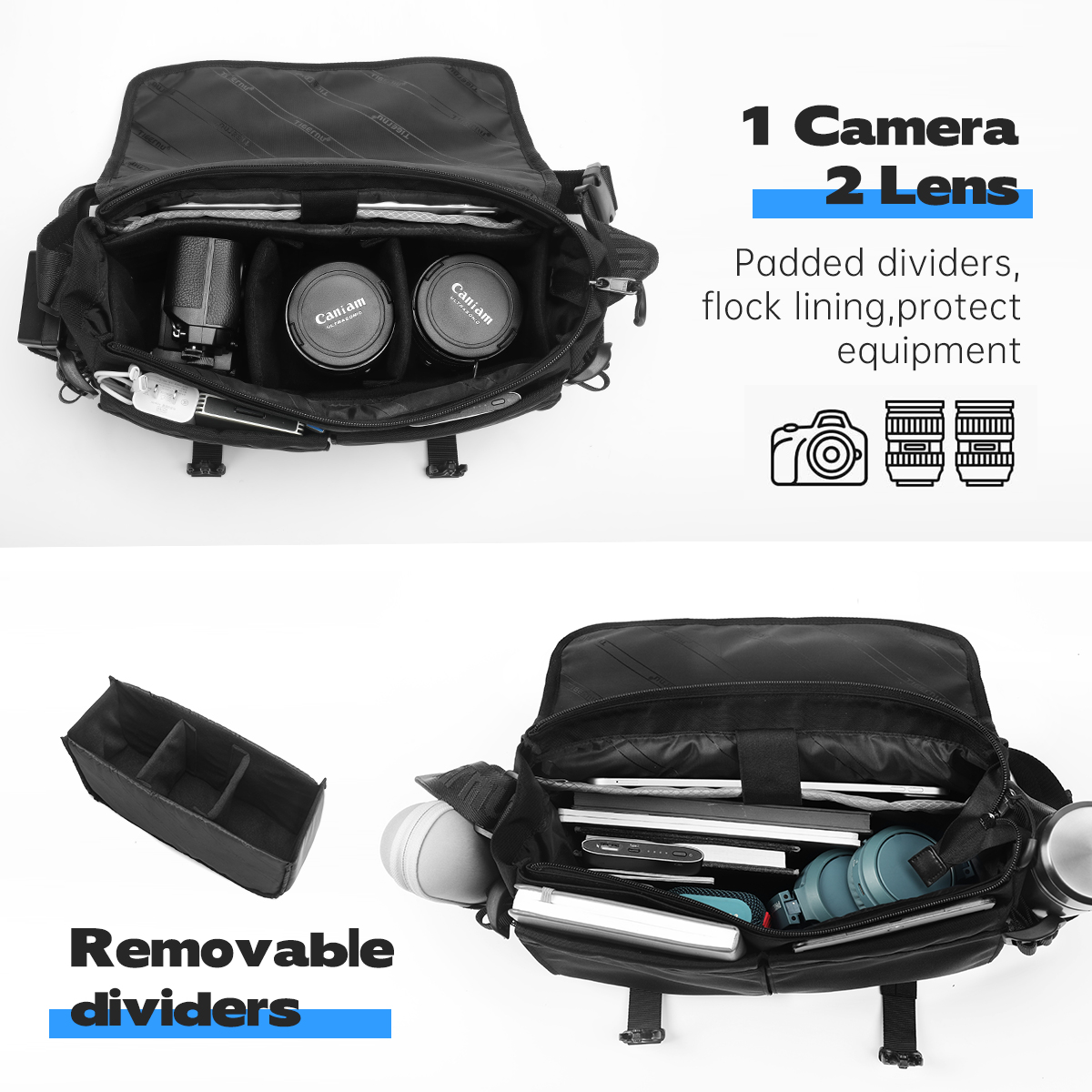 Tigernu bolsas de ombro mascul - Outdoor Sport Camera avaliação e preço