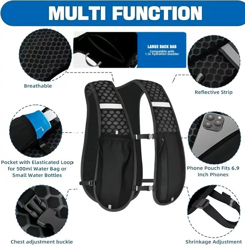 Colete de Hidratação para Corr - Trail Running Vest avaliação e preço