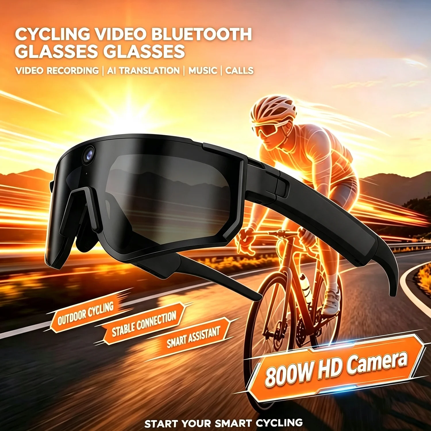 Óculos de Sol Inteligentes com - Outdoor Sport Camera avaliação e preço