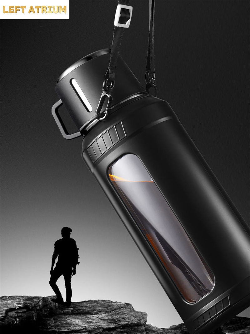 Garrafa de Água de Vidro de Gr - Outdoor Sport Glass Water Bottle avaliação e preço