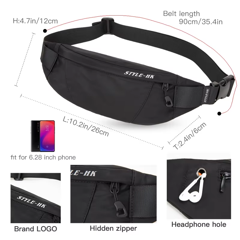 Bolsa de Cintura Heroic Knight - Outdoor Sport Bag avaliação e preço